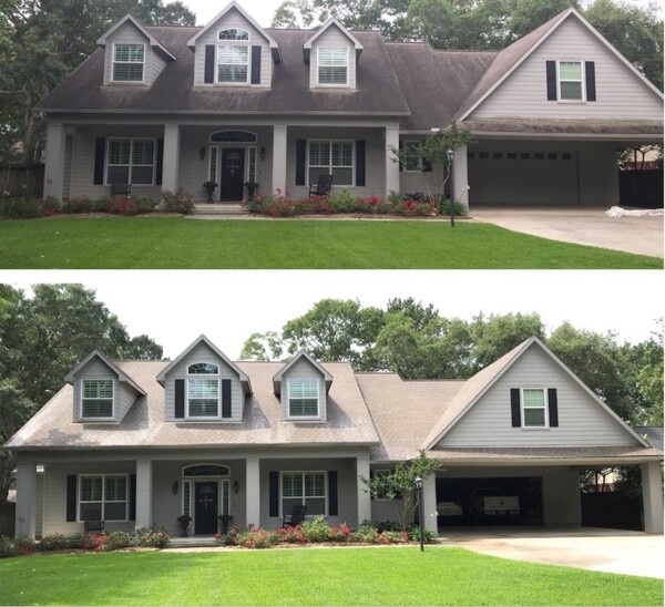 Before & After Roof Washing in Leesburg, FL (1)